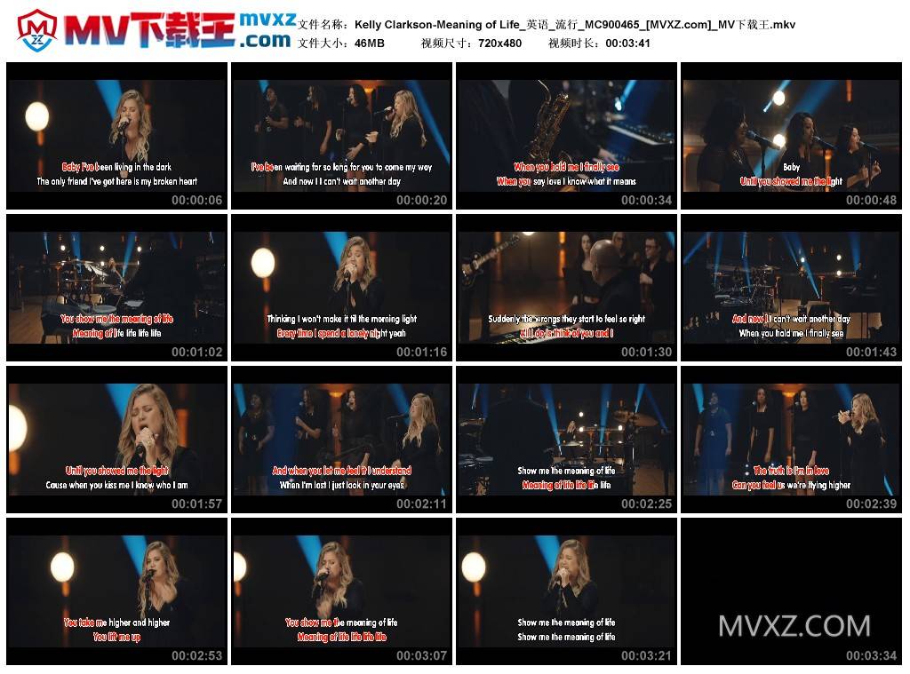 Kelly Clarkson-Meaning of Life_英语_流行_MC900465